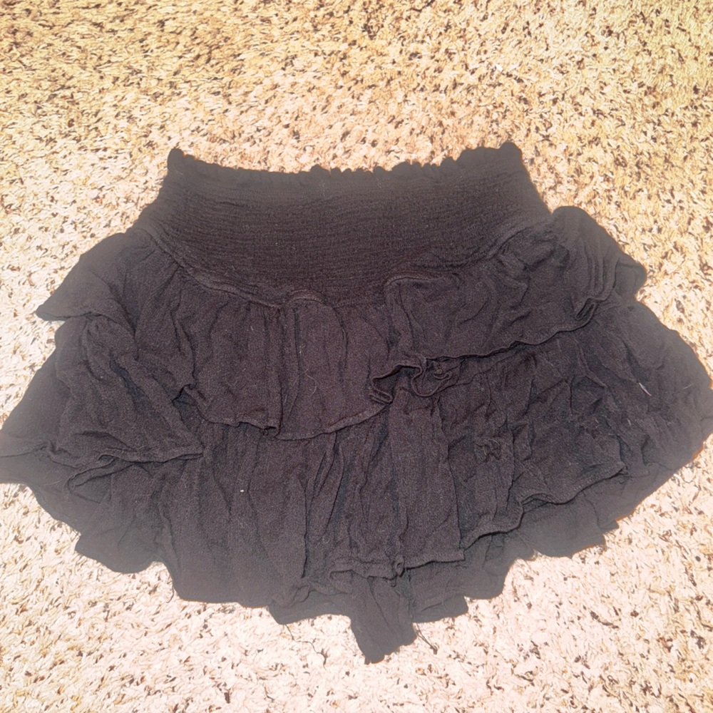 flowy layered skort